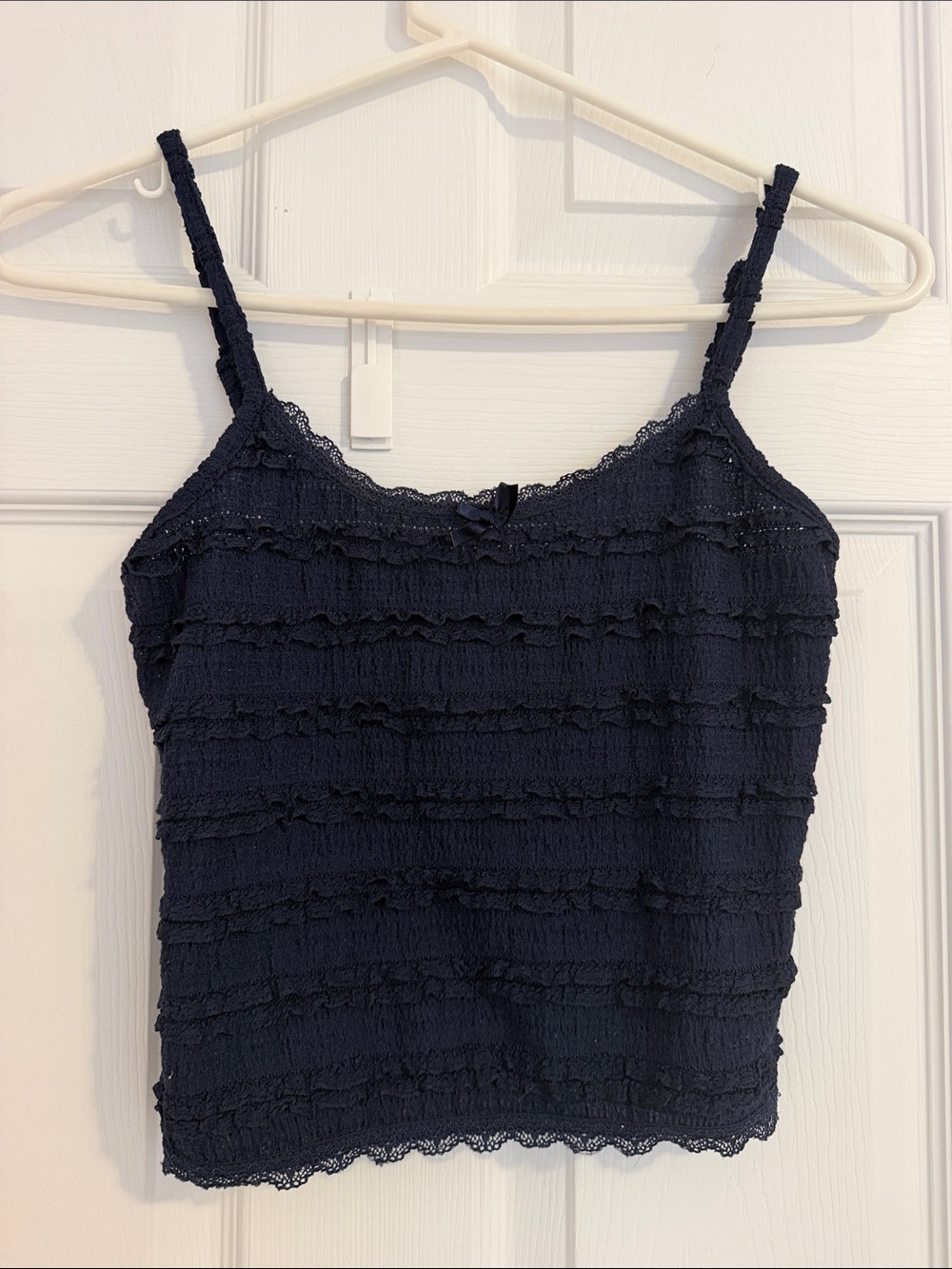 No Boundaries Navy Blue Tank Top